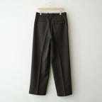 FLAT FRONT WIDE TROUSERS #D.OLIVE [A26C15PT02C]