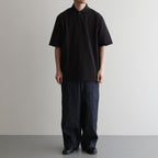 ONE BUTTON POLO S/S TEE #INK BLACK [M25A15CS02B]