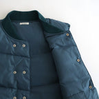 MOUNTAINEER DOWN VEST #CERULEAN [PMAU-VT01]