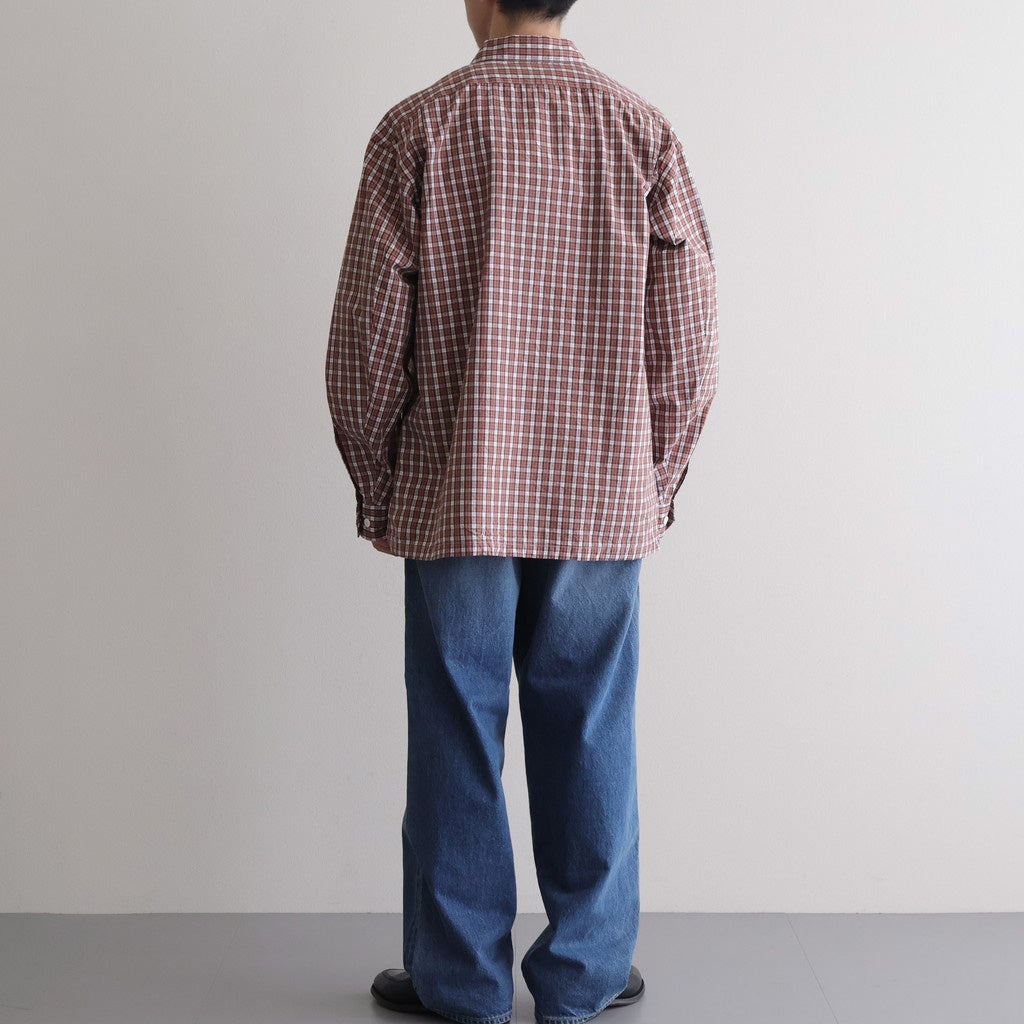 C/L PLAID LS SHIRTS #OLD ROSE [PMAV-LS01]
