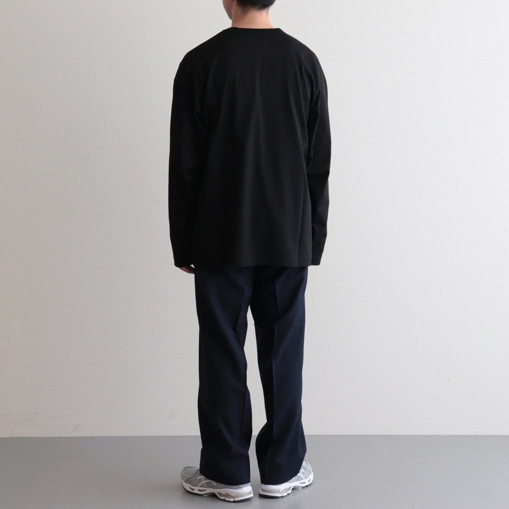 FLAT FRONT TROUSERS #NAVY [A23C-04PT01C] _ MARKAWARE | マーカ