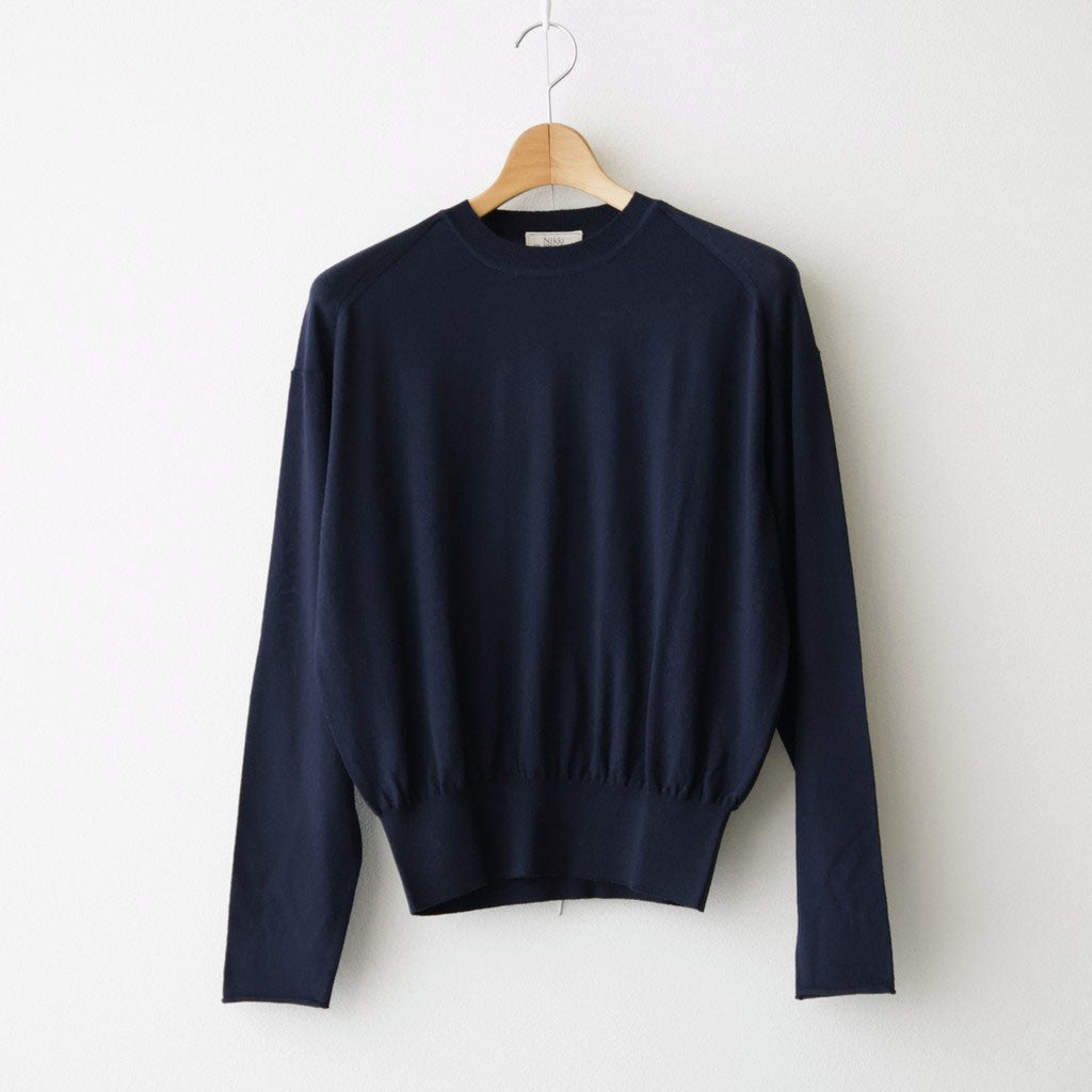 Wool Crewneck #NAVY [NEP-AW2626]