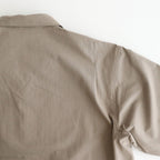 SILK NEP CLOTH SOUVENIR SHIRTS (Short-sleeve) #CELADON [251OJ-SH14]