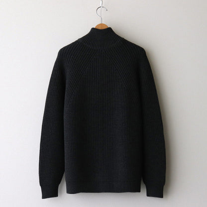 SIGNATURE DRIVERS KNIT #CHARCOAL [BN-24FM-039]