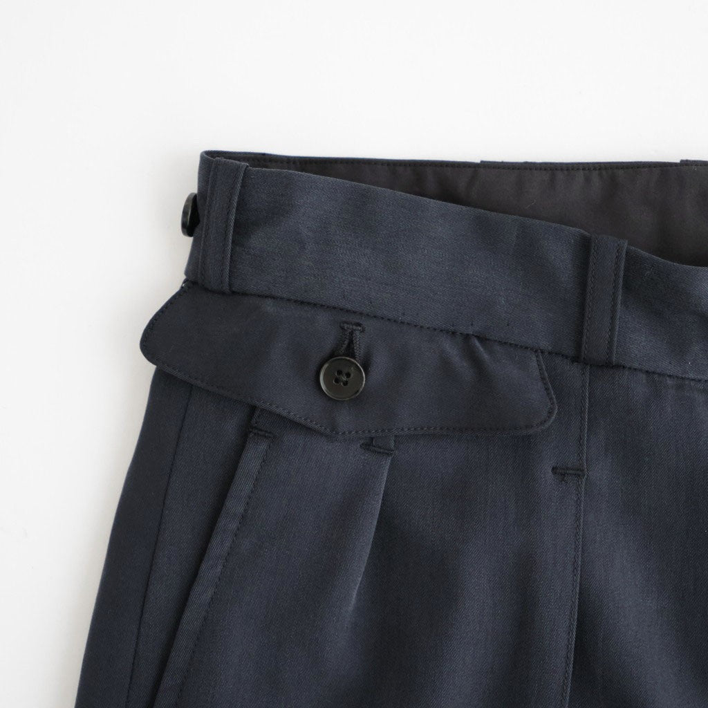 DOUBLE-PLEATED BUGS TROUSER #GRAPHITE [261OJ-PT29]