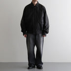 SHEEP LEATHER ZIP BZ #010 RED BLACK [17061 25004]