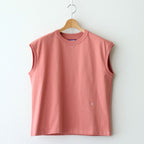 Cotton Jersey Sleeveless Tee #Pink Ginger [N25SH059]