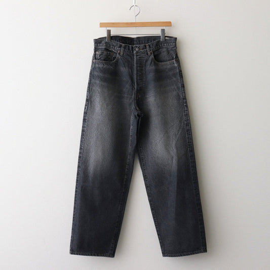 Pantalon en denim 13,5 oz classique # USED-SulphurBlack [bROOTS24F9USD]