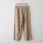 Silk/Cotton Nep Painter Pants #Beige [BHS26S006]