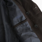 DOUBLE BREASTED JKT #BROWN [SH-62-C-NUBCK-4]