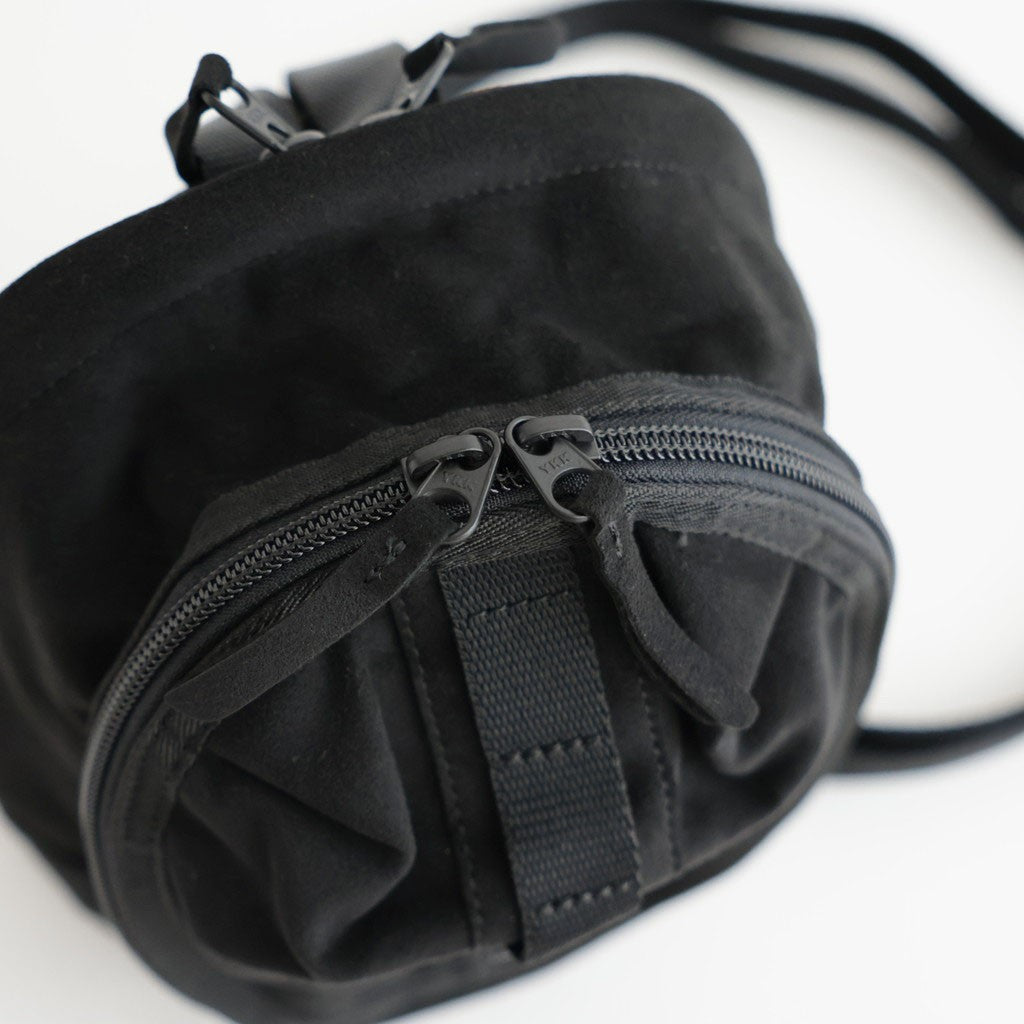 Synthetic Leather One Shoulder Bag #Black [N26FU014]
