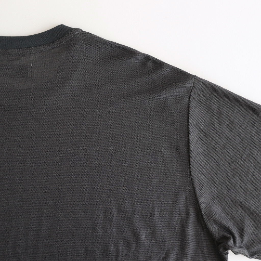 CREW NECK TEE #M.GRAY [M25B02CS01B]