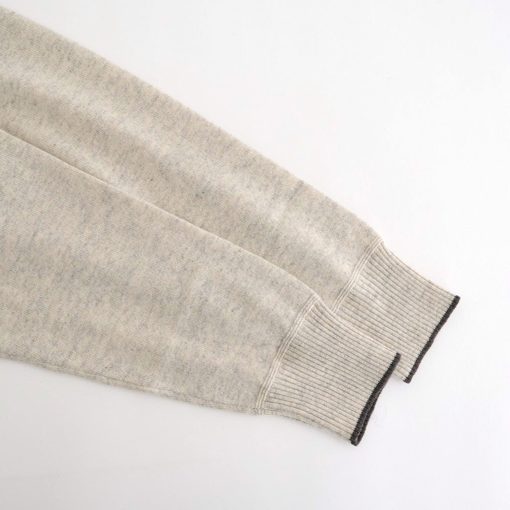 Cashmere Henleyneck - Diffusion Exclusive #Lt.Gray×Charcoal [NEP-AW2520B]