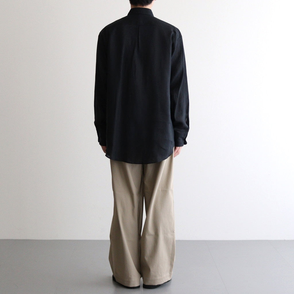 COMFORT FIT SHIRT #BLACK [A25A16SH01C]