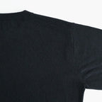 REVIVAL SILK CREW NECK #BLACK [BN-26SM-041]