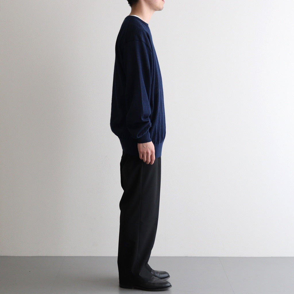 CHOMA CREW NECK #DARK BLUE [BN-25SM-058]