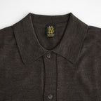 BABY WOOL POLO CARDIGAN #BROWN [BN-26FM-040]