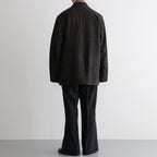 DOUBLE BREASTED JKT #BROWN [SH-62-C-NUBCK-4]