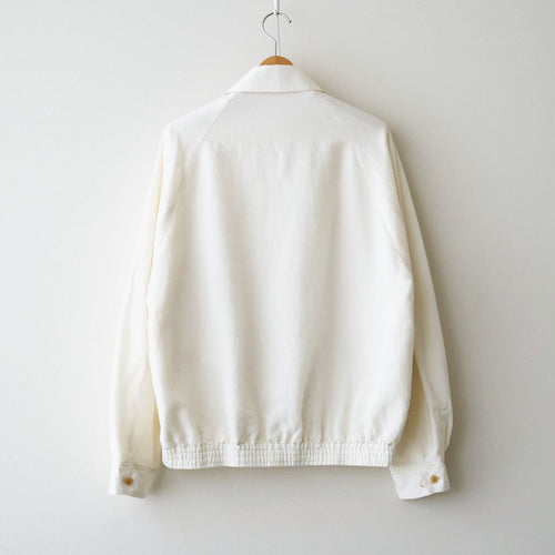 Washed Wool Silk Sports Jacket #Ivory [BHS26F020]