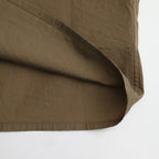 Chambray Open-Collar Shirt #OliveBeige [BHS25S021]