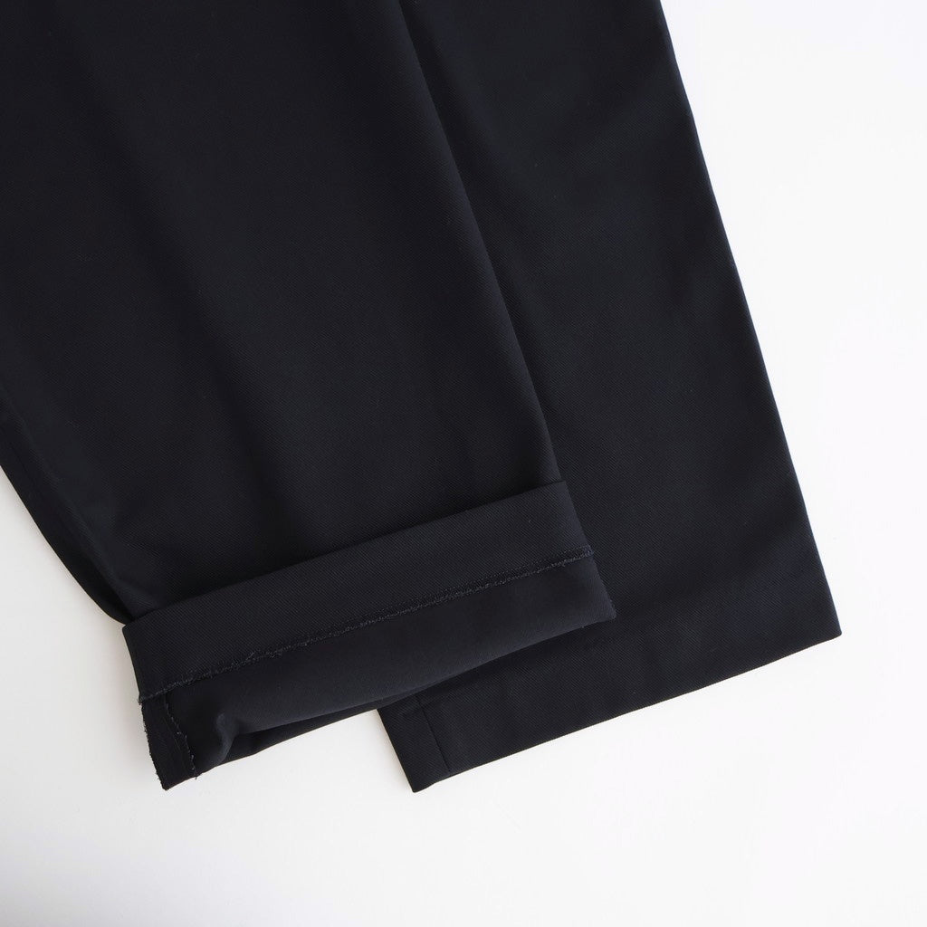 DOUBLE PLEATED EASY TROUSERS #NAVY [A26A93PT02C]