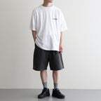 Denim Tuck Field Shorts #Gray [N26SD075]