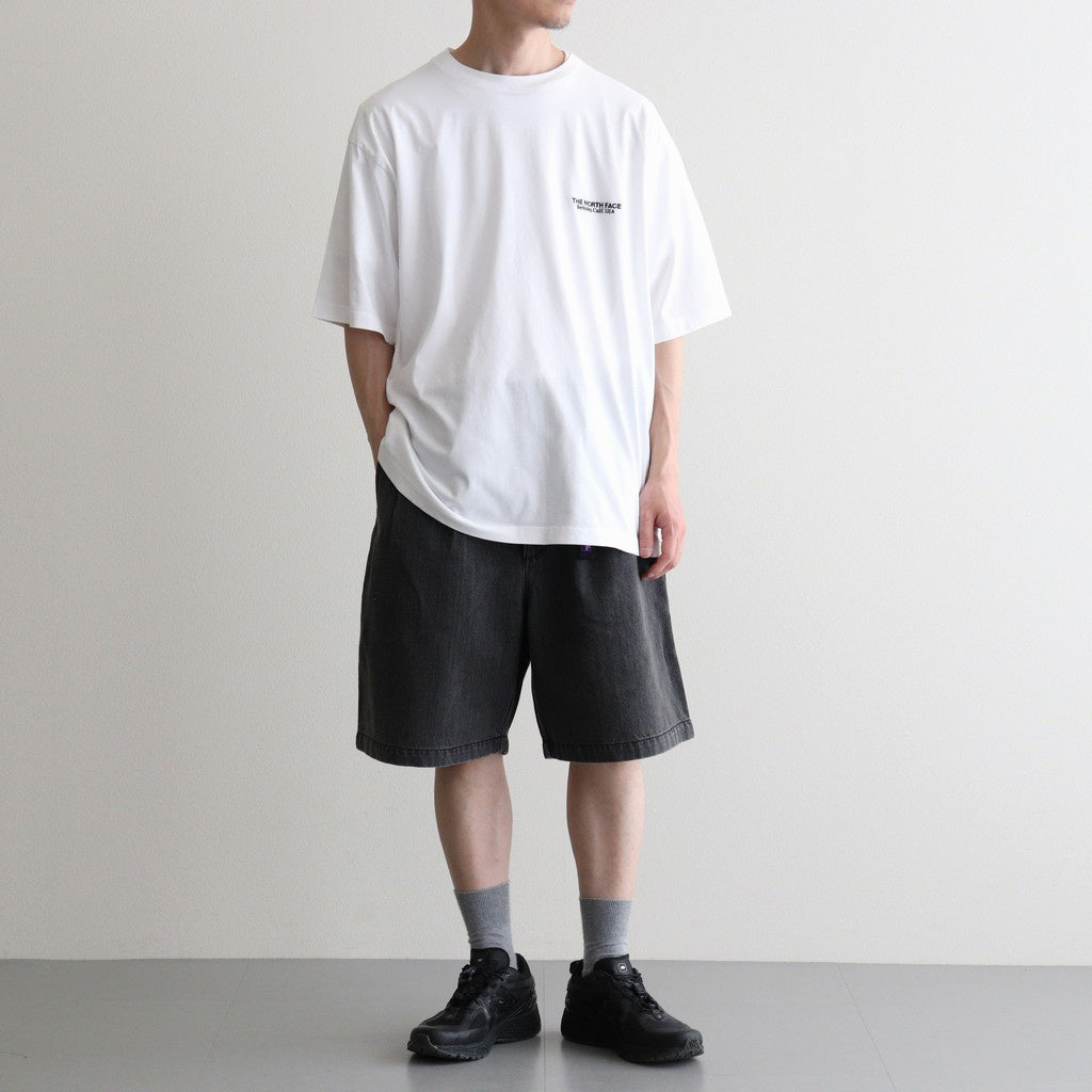 Denim Tuck Field Shorts #Gray [N26SD075]