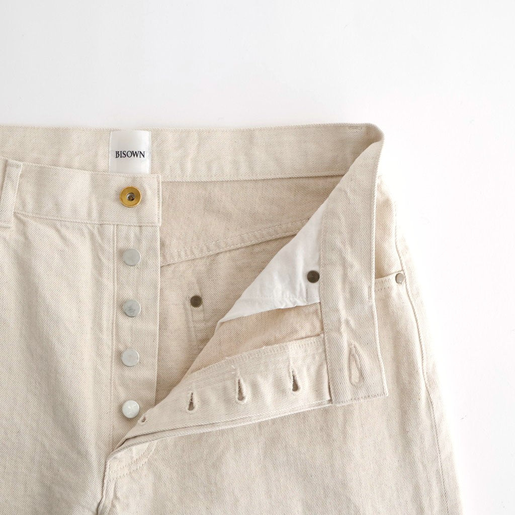CO/HE PURE STRAIGHT DENIM #UN DYED [26S-BIS-PT05] - Diffusion 三重