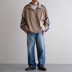 TRACK JACKET POLYESTER #BEIGE [DNA25B03-A]