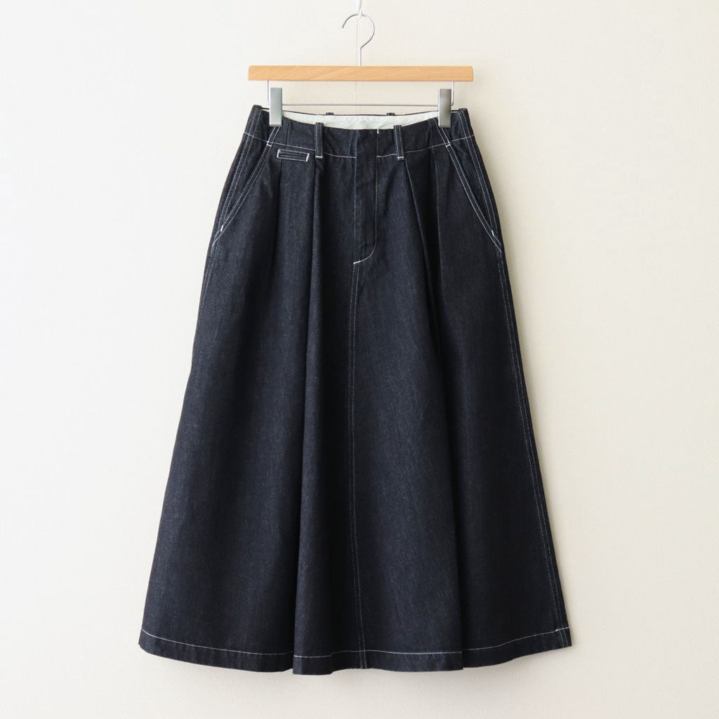 Denim Skirt #Indigo [S25FE070]