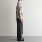 Wool Tuckless Waide Trousers #MIX GRAY [NEP-SS2502M]