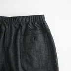 Wool Nylon Melton Pants #Charcoal [S26FC053]