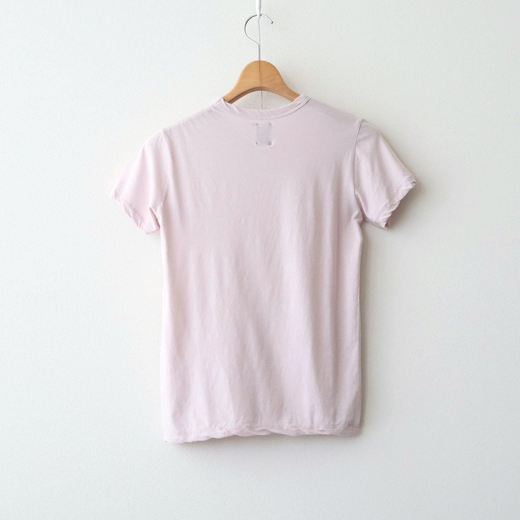 CHIFFON T-SHIRT (COMPACT) #PINK [BN-26SL-048]