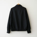 Washed Wool Silk Sports Jacket #Black [BHS26F020]