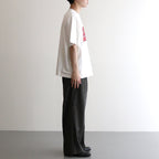 BRITPOP Print Tee WIDE #White×Red-PT [bROOTS25S34A]