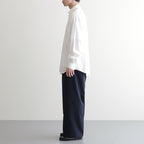 双褶长裤#海军蓝 [A23C-04PT02C]