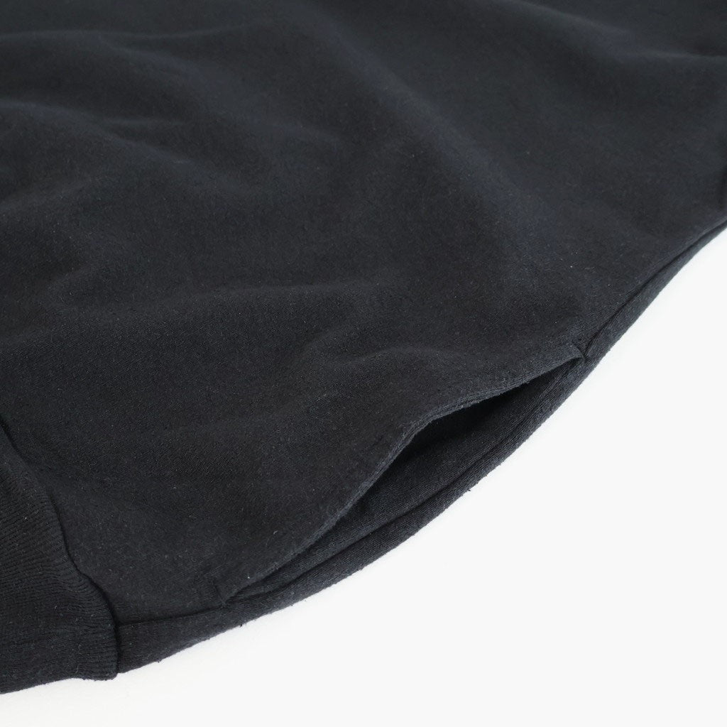 Co/Silk Nep Harf-Zip P/O #Black [BHS25S037S26]