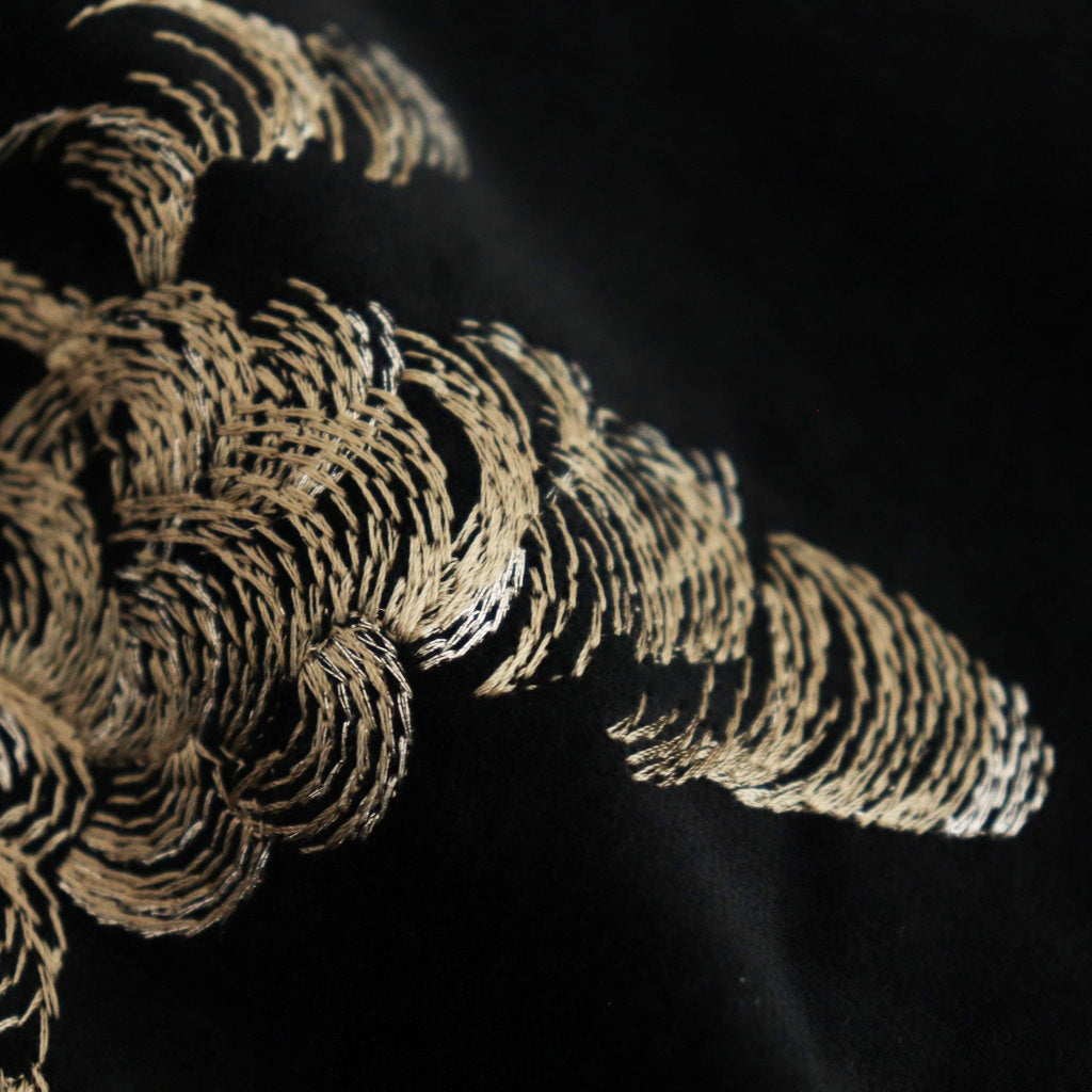 FADED VELVET SOUVENIR JACKET #GRAPHITE [242OJ-JK15]