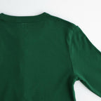 Classic Rib Henley-neck L/S #DarkGreen [bROOTS24F006WF26]