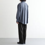 DOUBLE PLEATED SEMI EASY TROUSERS #D.OLIVE [A26C15PT01C]