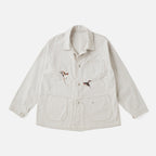 PATINA HERRINGBONE SOUVENIR JACKET #BONE [251OJ-JK16]