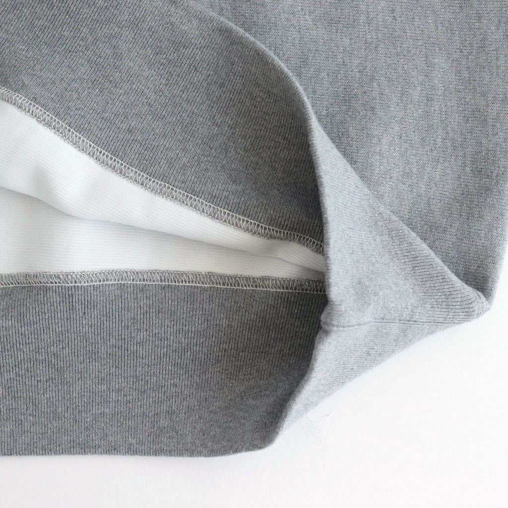 Crew Neck Sweat #Heather Gray [S25SH011]