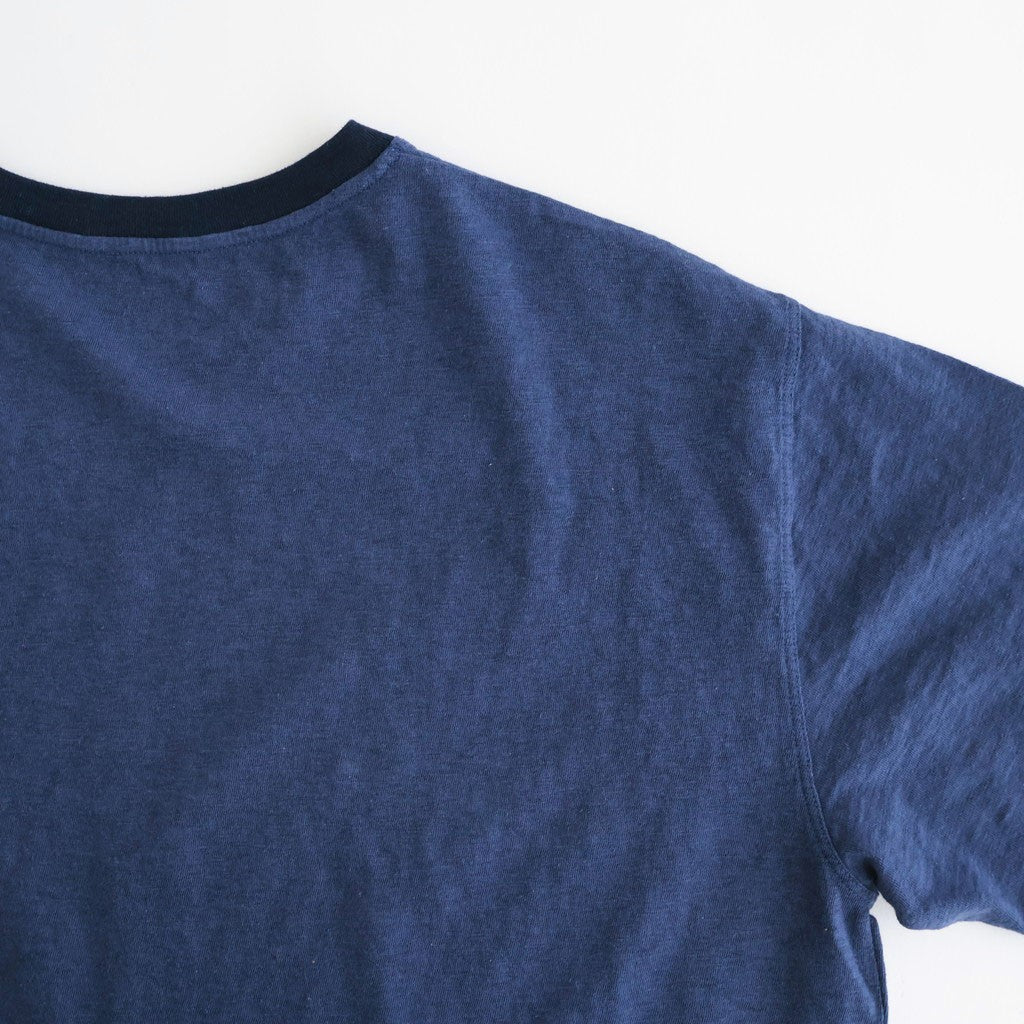 Slub Yarn Cotton２pack Tee #Natural×White / Blue×Navy [NEP-SS2611]