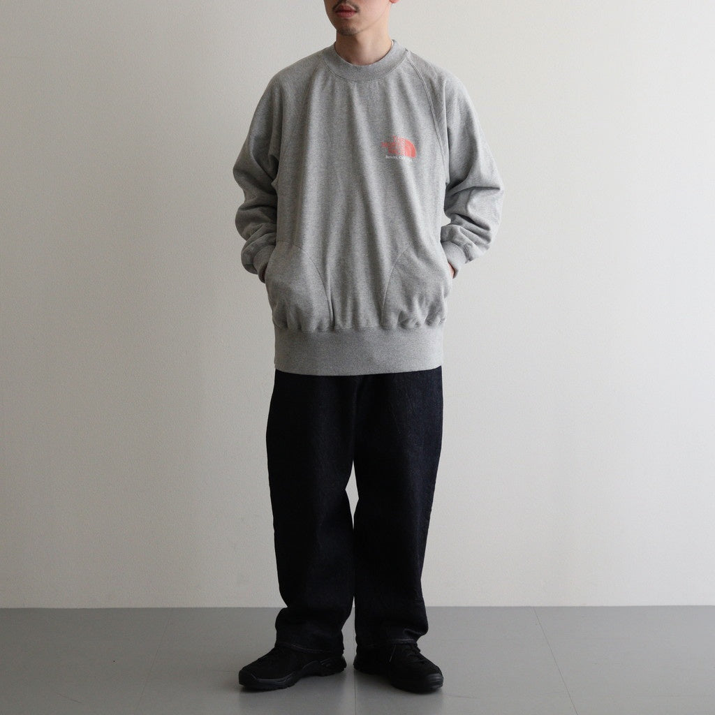 11oz Crewneck Graphic Sweatshirt #Mix Gray [N24FH032]