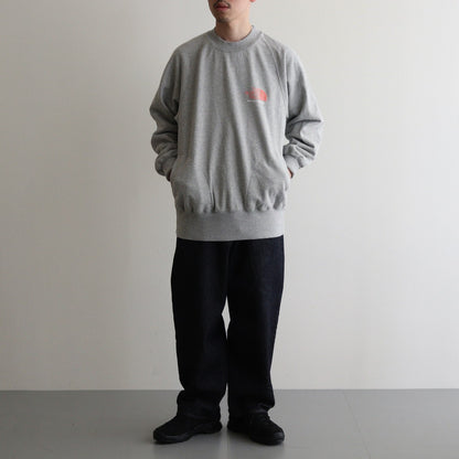 11oz Crewneck Graphic Sweatshirt #Mix Gray [N24FH032]