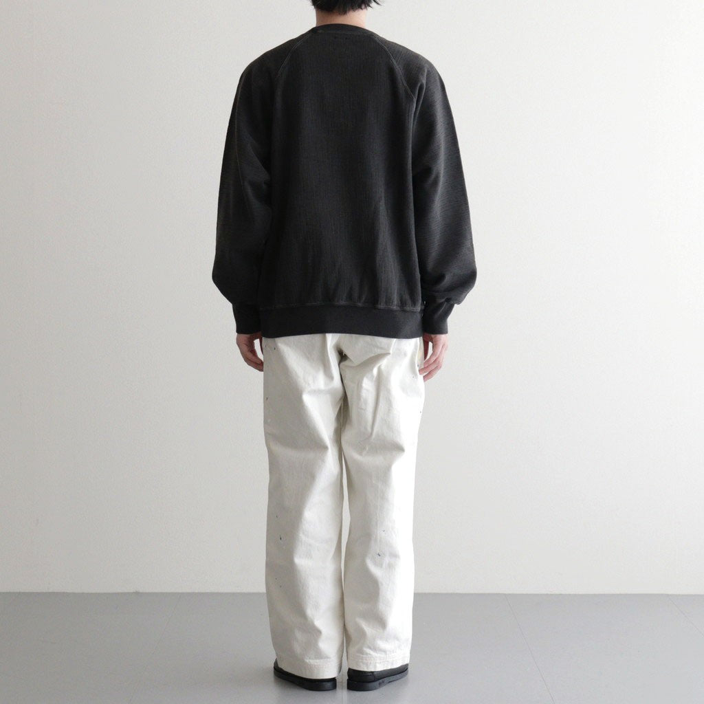 JUMBERCA URAKE FADE COLOR CREW NECK #FADE BLACK [BN-26SM-011]