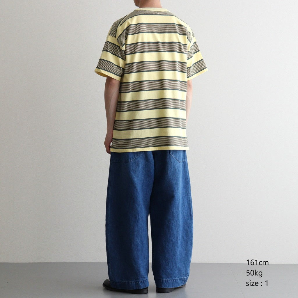 BORDER SS TOP #P.YELLOW x VIRIDIAN [PMAV-CS04]