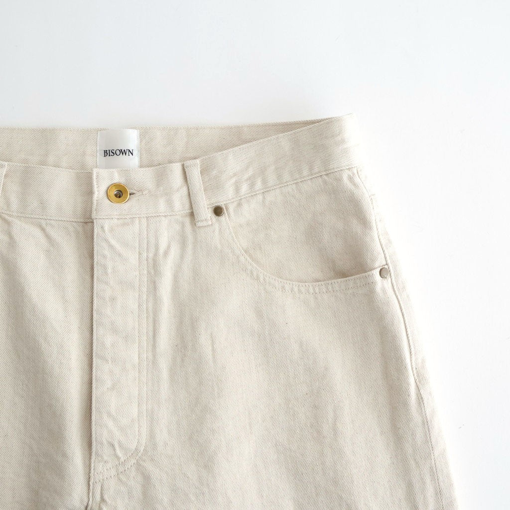 CO/HE PURE STRAIGHT DENIM #UN DYED [26S-BIS-PT05]