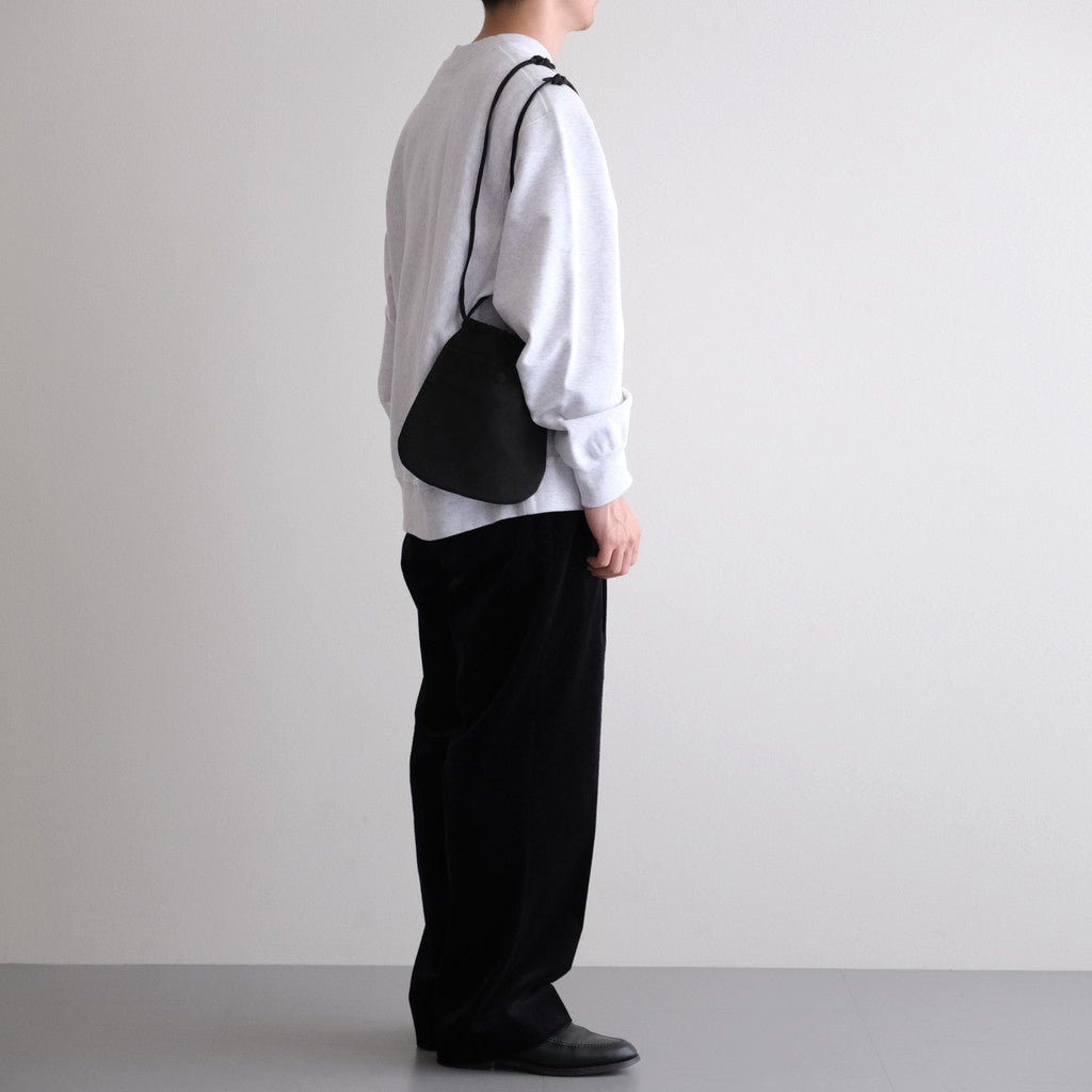 DRAWSTRING BAG #BLACK [BG-32-C-NUBCK-4]