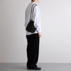 DRAWSTRING BAG #BLACK [BG-32-C-NUBCK-4]